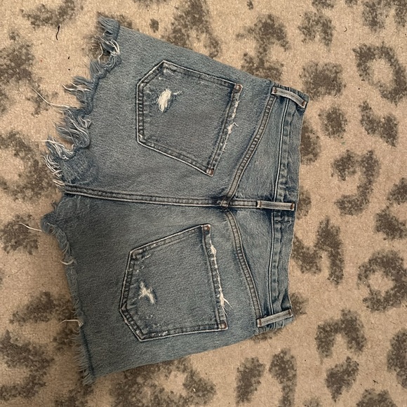 AGOLDE Jaden denim short 24 high waist - Picture 7 of 7